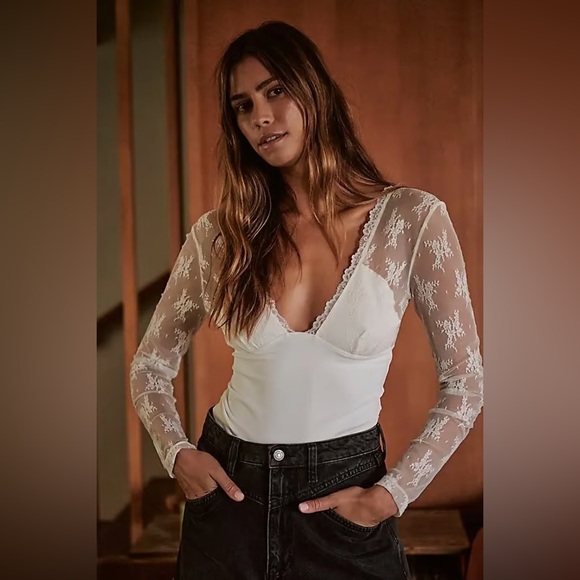 Free People Tops - Free People intimately white off duty layering top M NWT